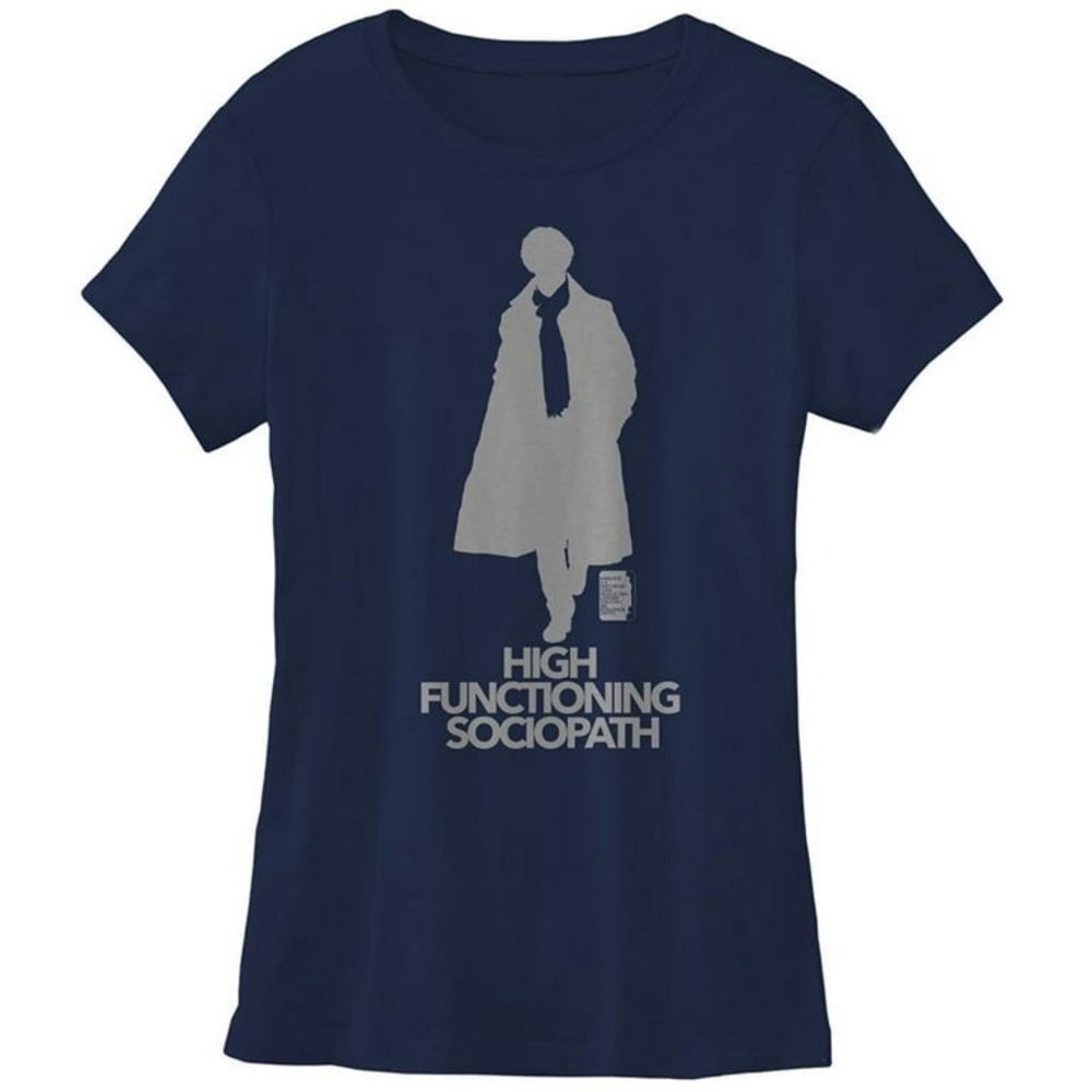 BBC Sherlock Navy Woman's T-shirt